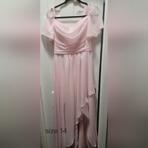 Elegant Pink Prom Dress